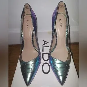 Aldo Shoes Nwt Mermaid Scales Design Heels Size Poshmark